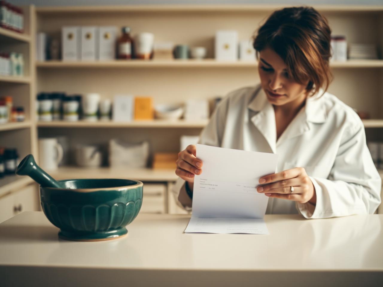 A prescriber reviewing an order